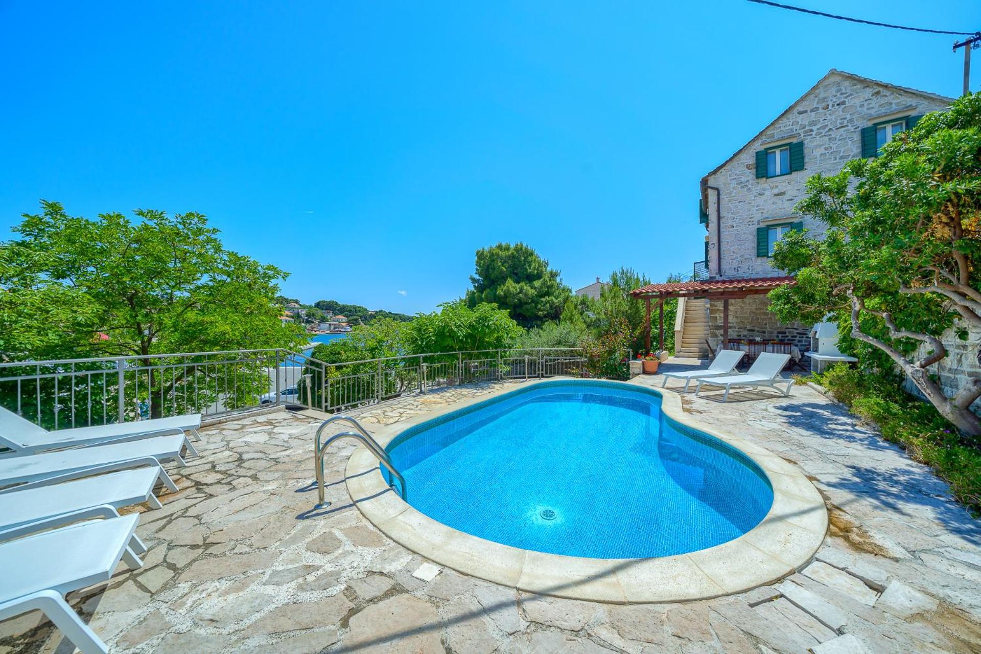 Villa Bonaca Perfect Location For A Holiday With Friends Or Family, Heated Pool Sumartin Luaran gambar