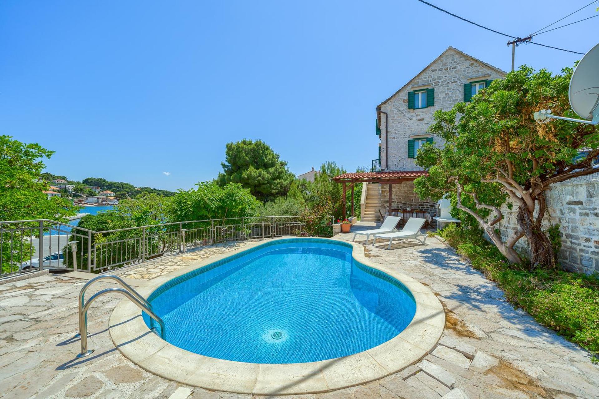 Villa Bonaca Perfect Location For A Holiday With Friends Or Family, Heated Pool Sumartin Luaran gambar