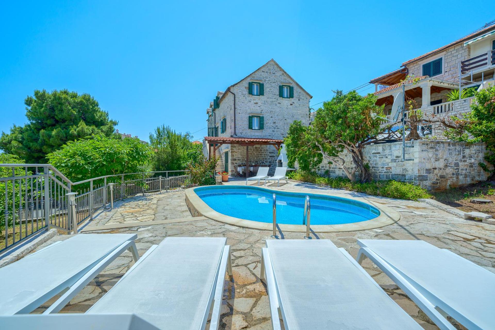 Villa Bonaca Perfect Location For A Holiday With Friends Or Family, Heated Pool Sumartin Luaran gambar