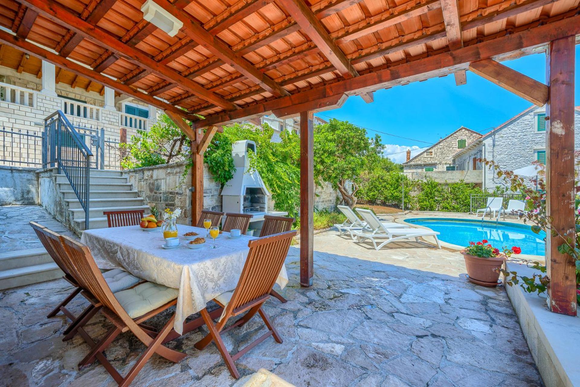 Villa Bonaca Perfect Location For A Holiday With Friends Or Family, Heated Pool Sumartin Luaran gambar